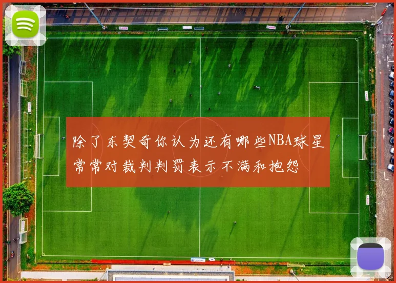 除了东契奇你认为还有哪些NBA球星常常对裁判判罚表示不满和抱怨